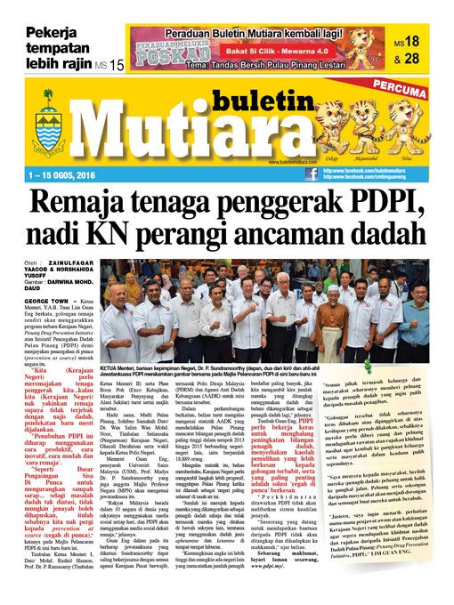 Title details for Buletin Mutiara 1-15 Aug 2016 by Various - Available